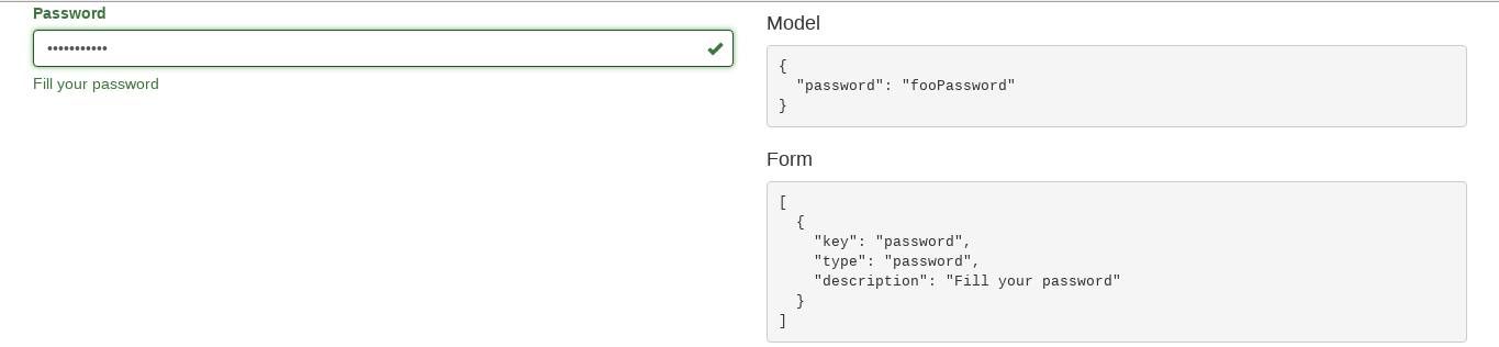 Demo PasswordField