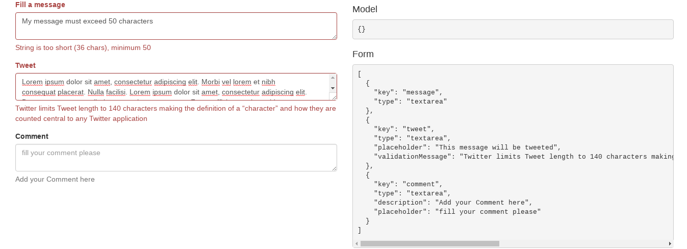 Demo TextArea